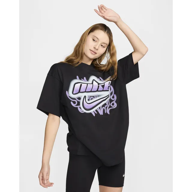 【NIKE 耐吉】雙11 短袖上衣  運動 休閒  女 AS W NSW DANCE OS SS TEE 黑色(FZ1147010)