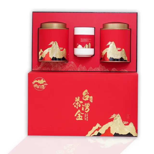 好茶在人間】登峰至極台灣最高海拔頂級高山茶禮盒(75gx2福壽梨山/罐/+