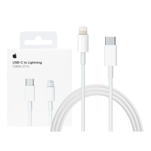 【Apple 蘋果】原廠公司貨A2441 / USB-C 對 Lightning 連接線-200cm(盒裝)