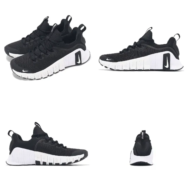 【NIKE 耐吉】訓練鞋 Wmns Free Metcon 6 女鞋 男鞋 黑 白 健身 重訓 運動鞋 FJ7126-001