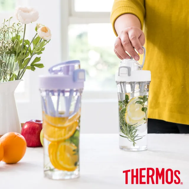 【THERMOS 膳魔師】彈蓋搖搖杯710ml(TP4086)