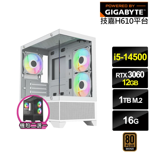 技嘉平台 i5六核GeForce RTX 3050{黑肩鳶J