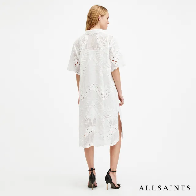 【ALLSAINTS】MERIA 人造絲刺繡洋裝 WD368Y(舒適版型)