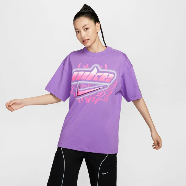 NIKE 耐吉 短袖上衣 女款 運動 AS W NSW DANCE OS SS TEE 紫 FZ1147-521