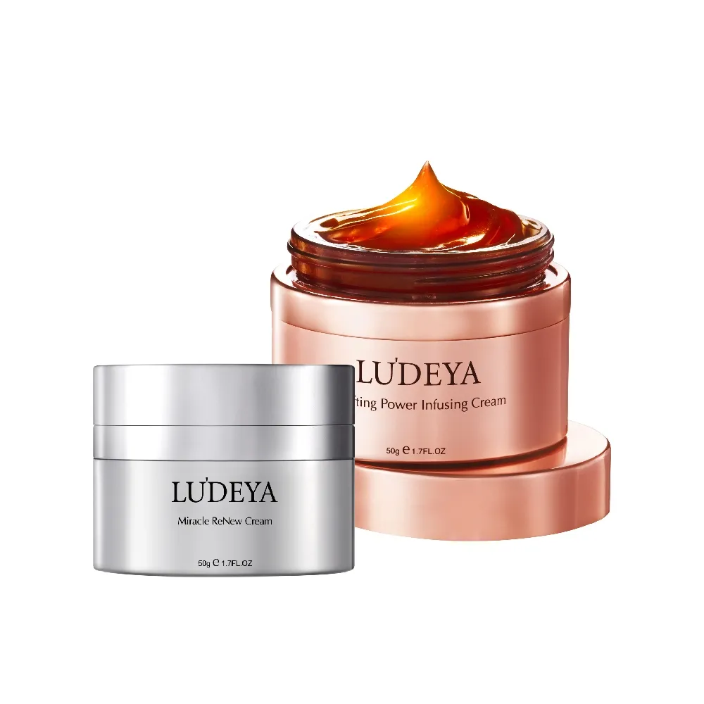 【LUDEYA】日夜抗老獨賣組(琥珀霜50g+煥膚霜 50g)