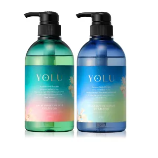 【YOLU 官方直營】夏季寧靜/舒緩修護洗髮精/潤髮乳475ml(晚安美髮瓶 /2024夏季款)