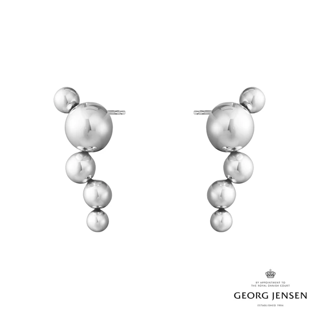 Georg Jensen 官方旗艦店 MOONLIGHT GRAPES 耳環(純銀)