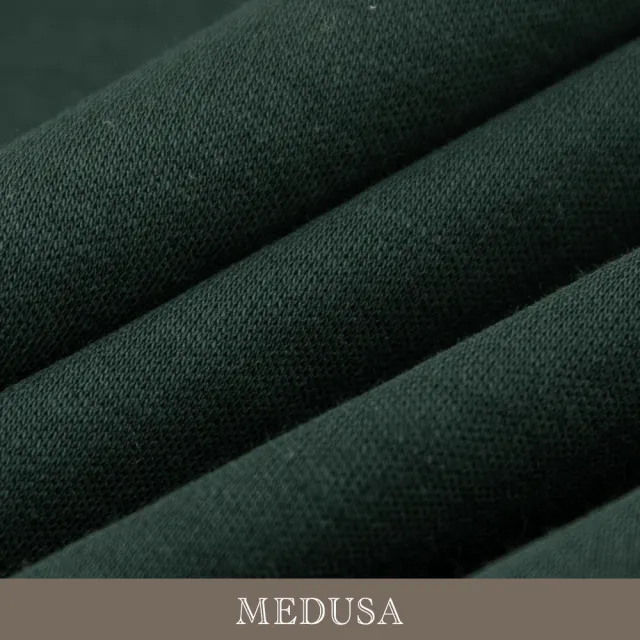 【MEDUSA 曼度莎】現貨-小口袋切接落肩素面T恤（M-XL）｜女休閒上衣 短版T恤(305-90301)