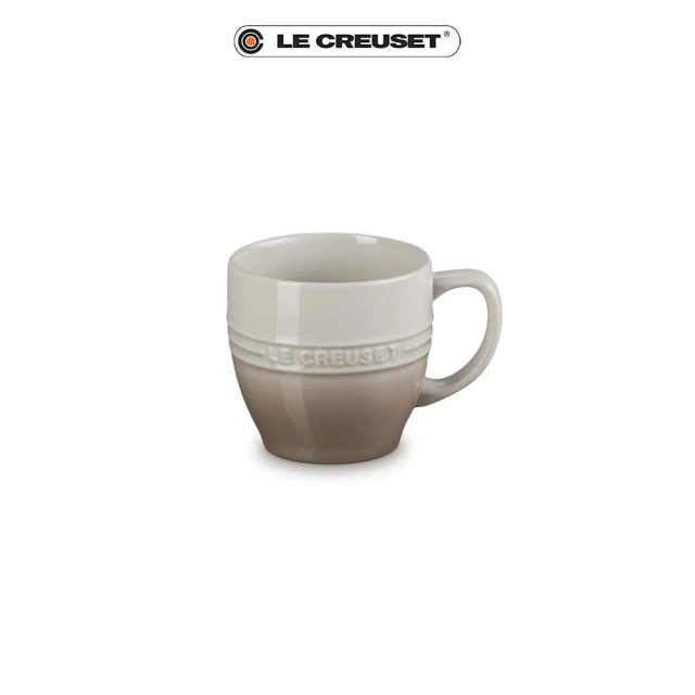 Le Creuset 瓷器輕虹霓彩系列英式馬克杯350ml(肉豆蔻)