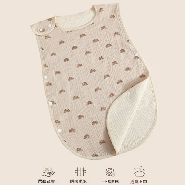 【Baby 童衣】四層紗寶寶防踢被背心 冷氣房背心40*60cm 11583(共７色)