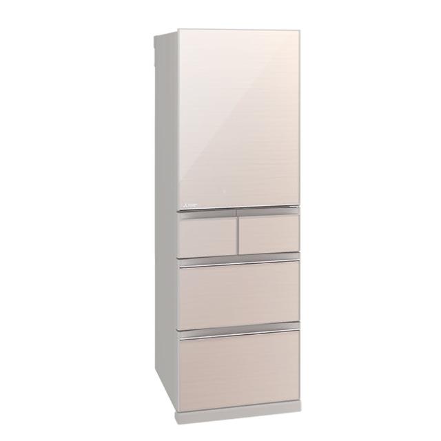 【MITSUBISHI 三菱電機】455L日製玻璃鏡面變頻右開五門冰箱(MR-B46F-F-C  水晶杏)