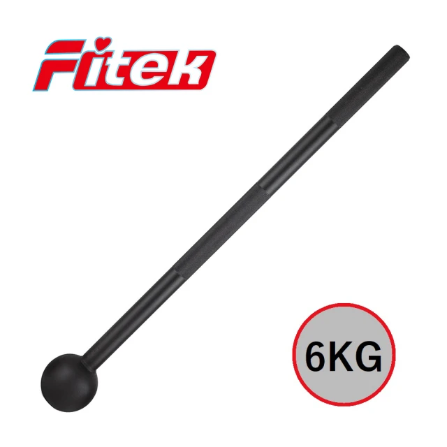 Fitek 4公斤鋼製圓頭錘鈴 4KG 手柄有壓花防滑(健身