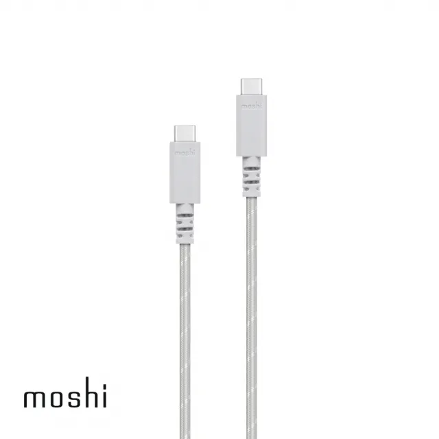 【moshi】Integra USB-C to USB-C 240W/480Mbps 充電傳輸編織線(1.2m)