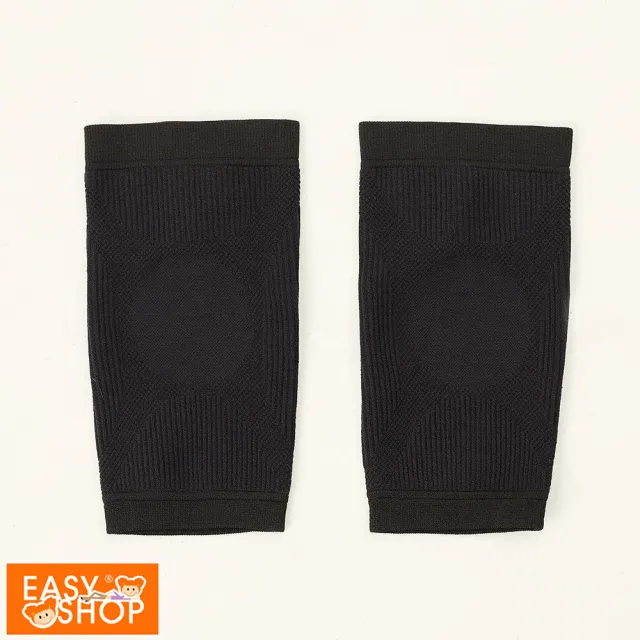【EASY SHOP】Audrey-石墨烯X型舒緩氣墊護膝(基礎黑)