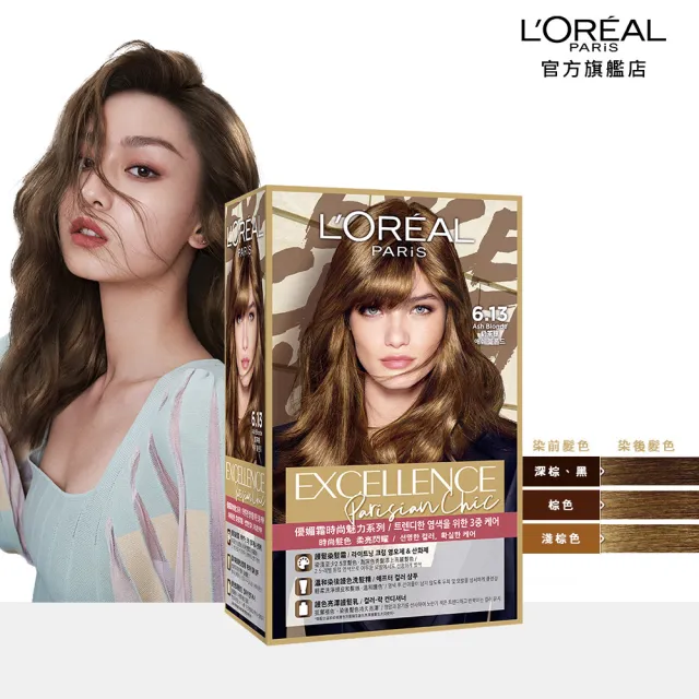 【LOREAL Paris 巴黎萊雅】優媚霜時尚魅力染髮霜 2入組(6色任選)