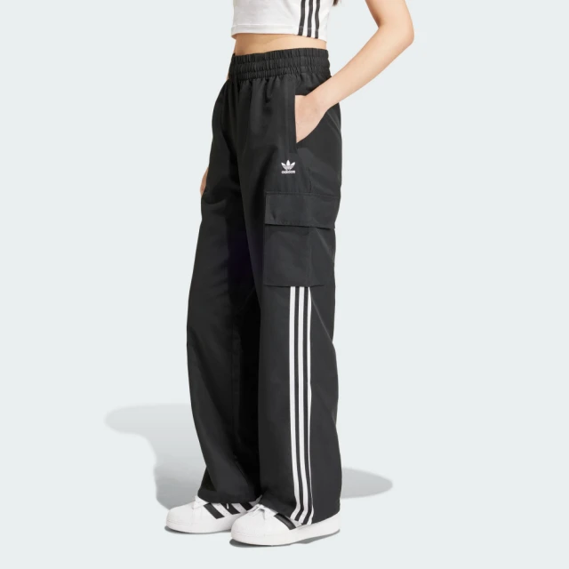 adidas 愛迪達 長褲 女款 運動褲 三葉草 3S CARGO PANTS 黑 JF1292