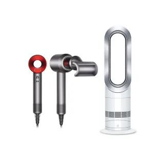 【dyson 戴森】HD08 Origin Supersonic 吹風機(超值組) + AM09 二合一涼暖風扇 (超值組)