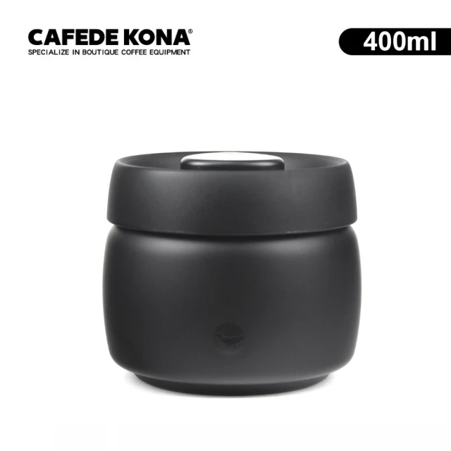 CAFEDE KONA 不鏽鋼真空密封罐-800ml(按壓式