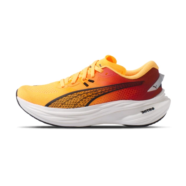 PUMA Deviate NITRO 3 FADE Wns 女鞋 橘黃色 氮氣中底 輕量 慢跑鞋 31047501