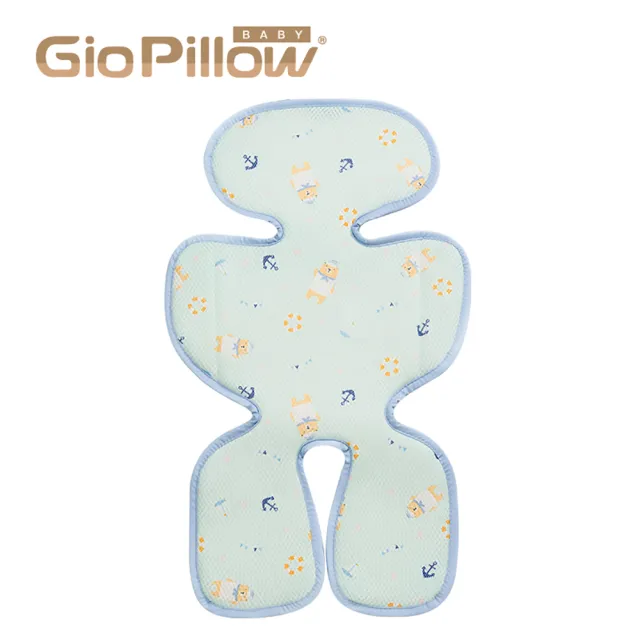 【GIO Pillow】超透氣涼爽座墊 花色款(推車涼墊 汽座涼墊 嬰兒推車坐墊 嬰兒涼墊 韓國 涼蓆 可水洗)