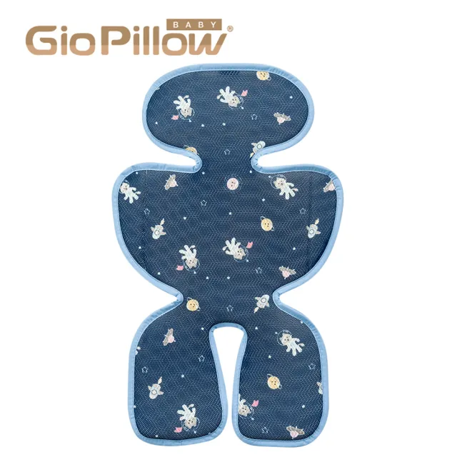 【GIO Pillow】超透氣涼爽座墊 花色款(推車涼墊 汽座涼墊 嬰兒推車坐墊 嬰兒涼墊 韓國 涼蓆 可水洗)