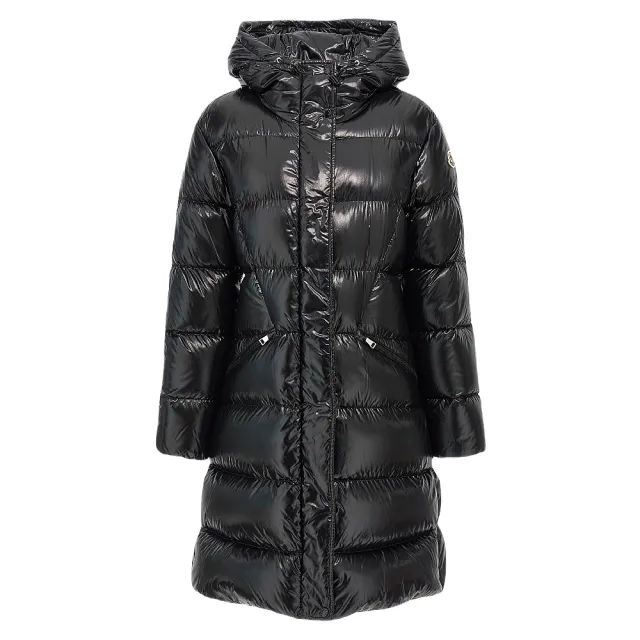 【MONCLER】秋冬新款 女款 BELLEVUE 長版連帽羽絨外套-黑色(1號USA-S、2號USA-M、3號USA-L、4號USA-XL)