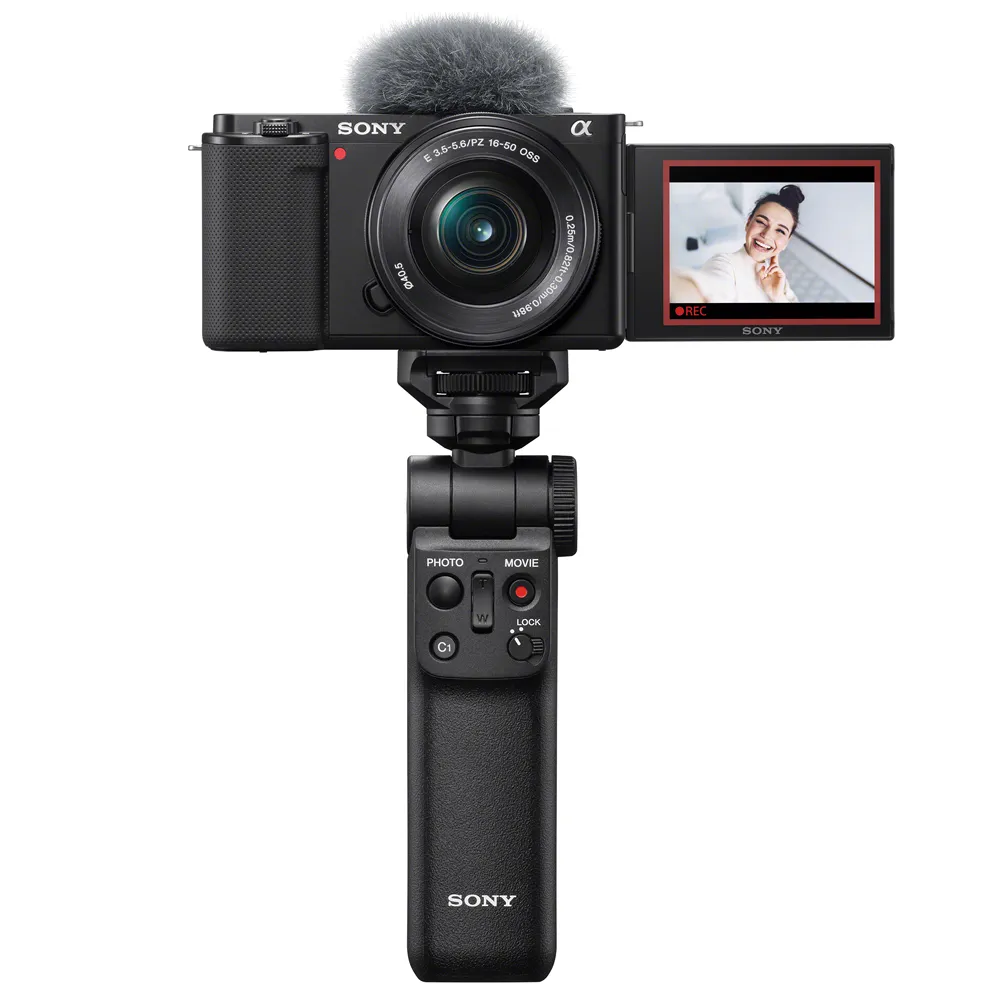 【SONY 索尼】ZV-E10L ZV-E10 KIT 附16-50mm 樂拍一天手持握把組合(公司貨 APS-C 無反微單眼相機)