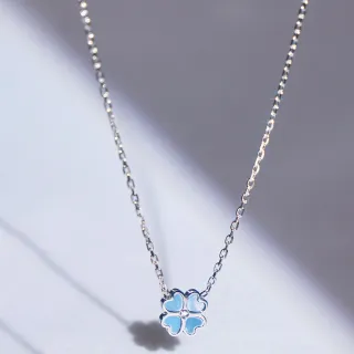 【MAJOR MADE】小愛心幸運草母貝鑽項鍊(項鍊/鎖骨鍊/母貝項鍊)