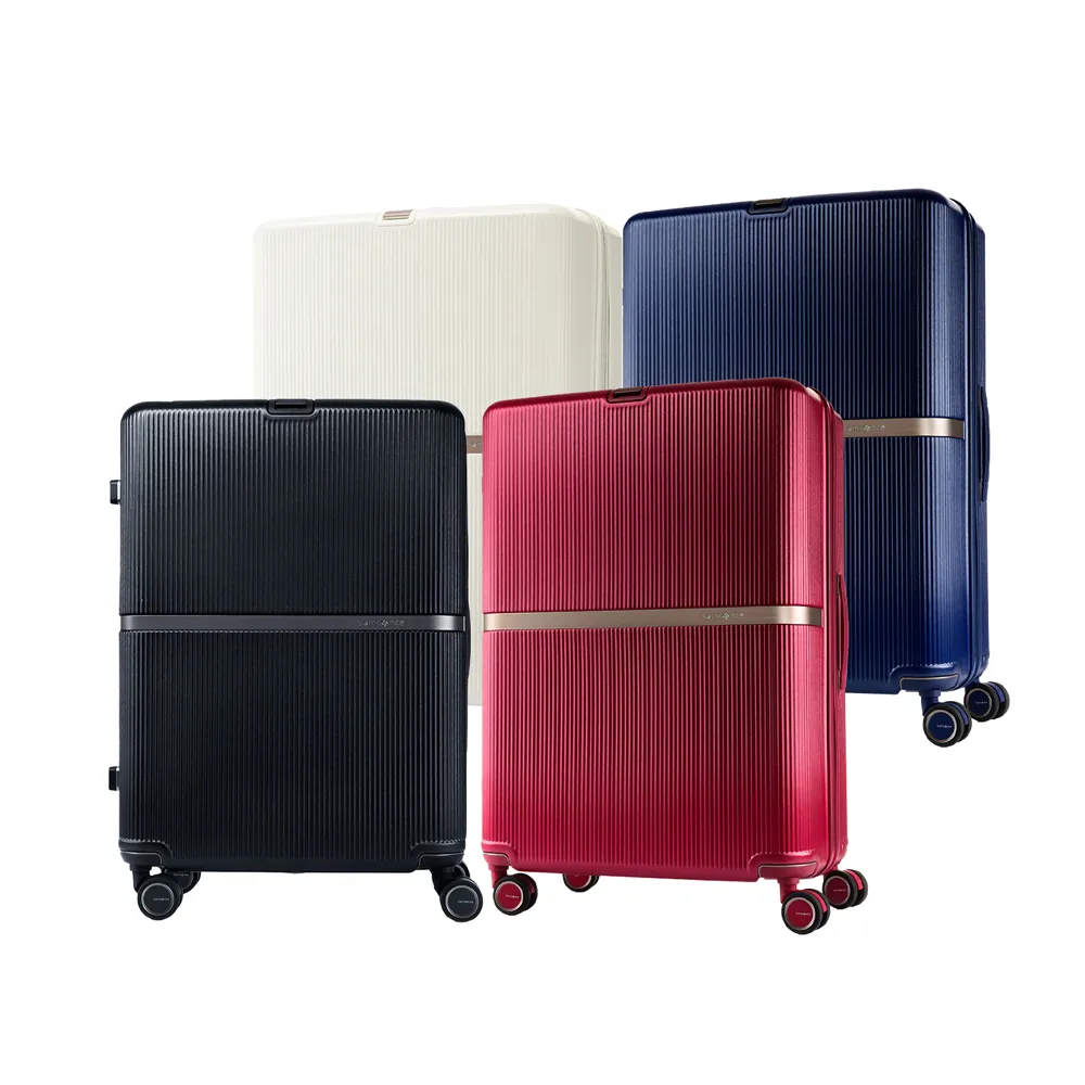 【Samsonite 新秀麗】28吋MINTER可擴充防盜拉鍊PC前掛釦TSA避震飛機輪托運行李箱(多色可選)