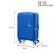 【AMERICAN TOURISTER 美國旅行者】24吋Curio 1/9前開式可擴充抗菌PP避震輪行李箱(多色可選)