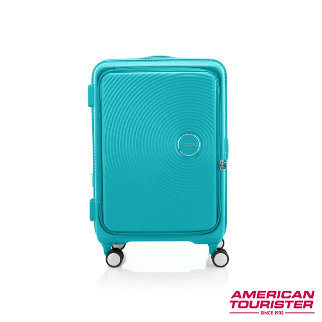 【AMERICAN TOURISTER 美國旅行者】28吋Curio 1/9前開式可擴充抗菌PP避震輪行李箱(多色可選)