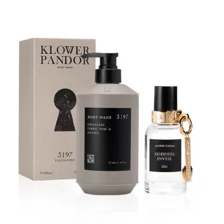 【KLOWER PANDOR】KP記憶香氛 潘朵拉記憶香水50ml+時光香水沐浴露680ml(多款任選)