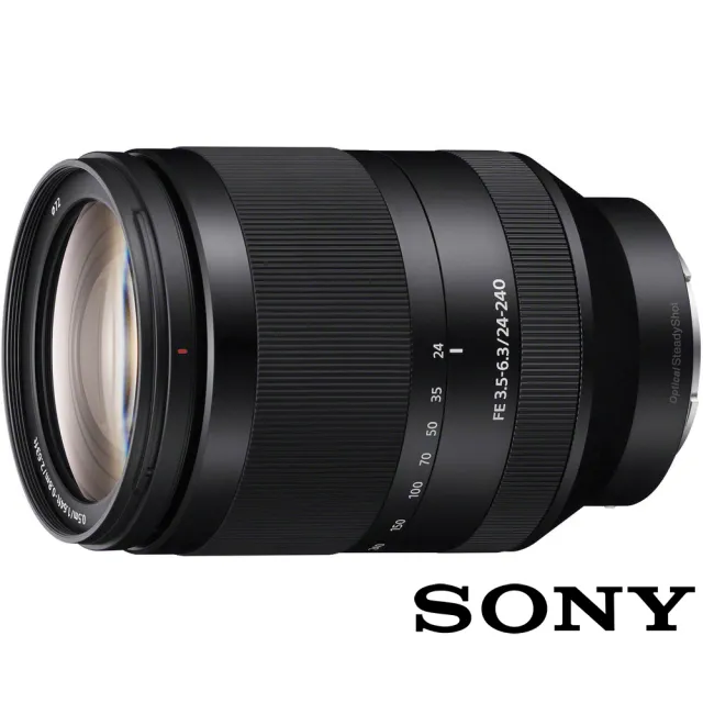 【SONY 索尼】FE 24-240mm F3.5-6.3 OSS SEL24240(公司貨 廣角變焦鏡頭 旅遊鏡  全片幅無反微單眼鏡頭)