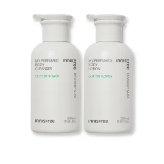 【innisfree】我的香氛沐浴護膚組(沐浴乳330ml+身體乳330ml / 3款任選)