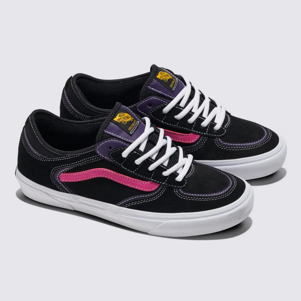 【VANS 官方旗艦】Skate Rowley 男女款黑色專業滑板鞋