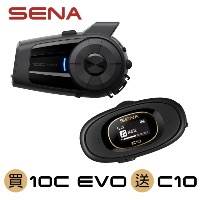 SENASENA 10C EVO 重機用4K攝影機及藍牙通訊耳機(送C10藍牙耳機)