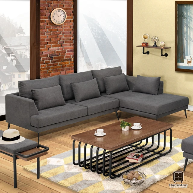 Hampton 漢汀堡 曼頓三人貓抓皮沙發(三人沙發/沙發/