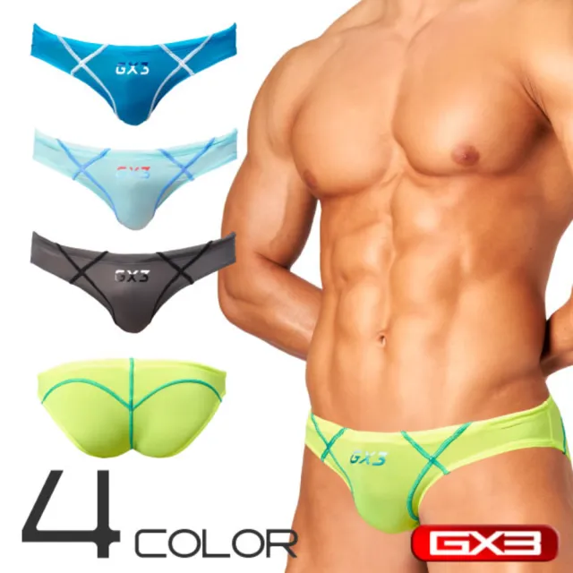 【GX3】日本GX3 Sheer COLOR 透視感比基尼三角泳褲 競速型運動透明泳褲  1入 K2107