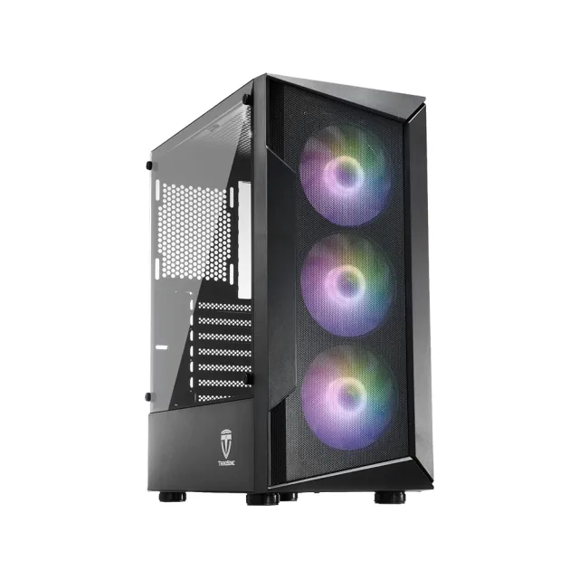 【華碩平台】i5十四核RTX 4070 SUPER Win11{冰牙龍L1FCW}電競電腦(i5-14500/B760/16G/1TB/WIFI)