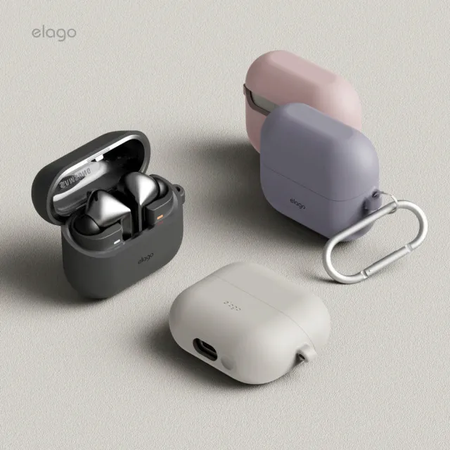 【Elago】三星Galaxy Buds 3/3 Pro 抗震矽膠耳機殼(Buds 3 Pro保護殼)