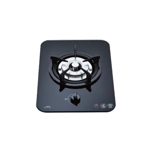 【喜特麗】單口黑色玻璃檯面爐(JT-GC111A 原廠保固基本安裝)