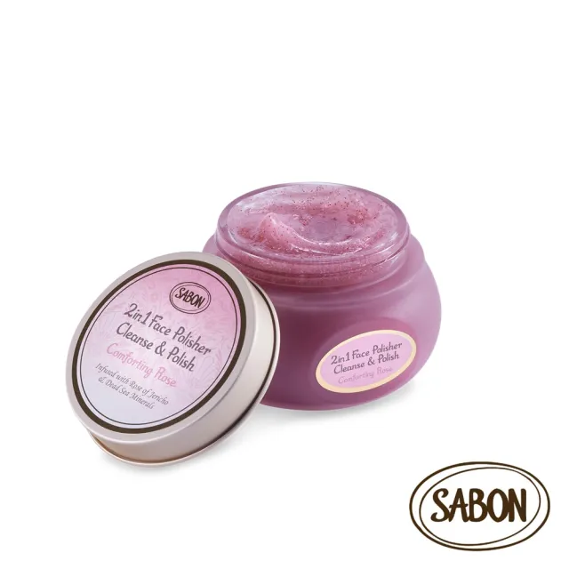 【SABON】官方直營 珍萃玫瑰 二合一臉部純淨磨砂膏125ml