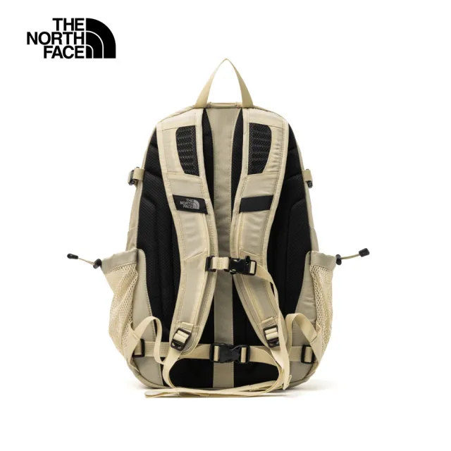 【The North Face 官方旗艦】北面男女款卡其色多隔層後背包｜3KYJ4D5(筆電包/登山包)