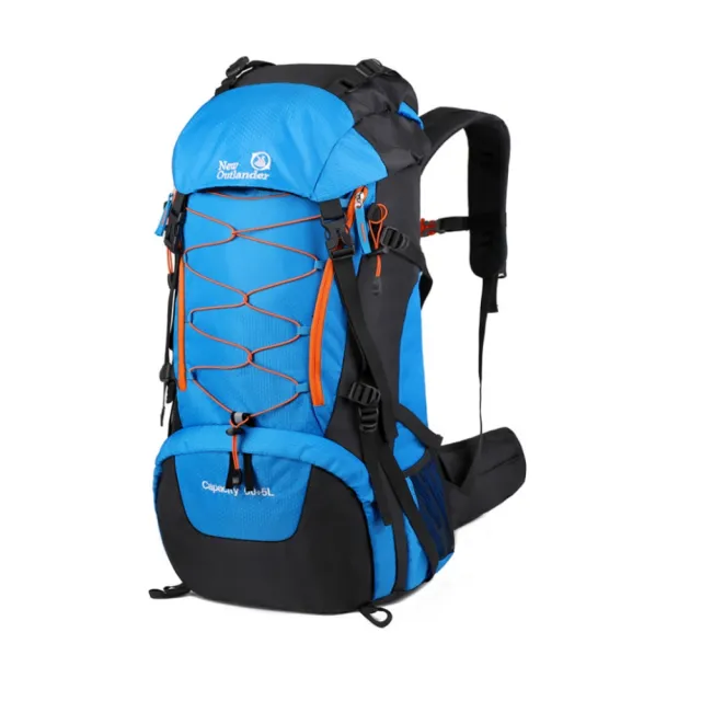 【May Shop】Amazon中性露營65l戶外健行包大防水包 旅行露營背包(輕量化大容量)