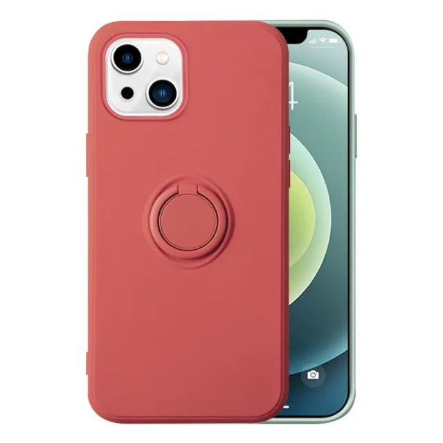 IPhone 14 手機殼 6.1吋 防摔加厚第二代磁吸指環支架手機保護殼保護套(IPhone 14 手機殼 保護套)