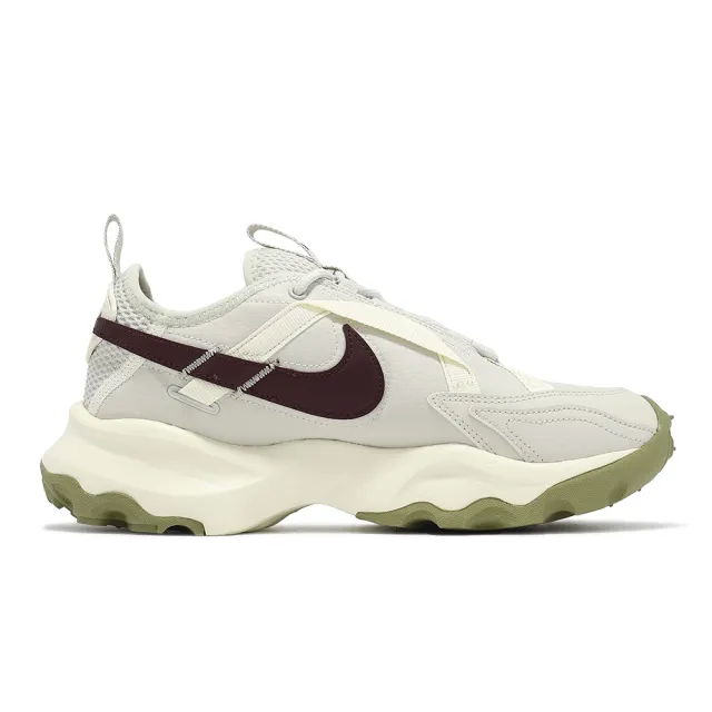【NIKE 耐吉】休閒鞋 Wmns TC 7900 女鞋 老爹鞋 厚底 增高 米白 酒紅(DD9682-003)