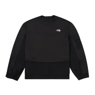 【The North Face 官方旗艦】北面UE女款黑色UPF防曬長袖上衣｜8A7MJK3(抗UV/排汗衫)