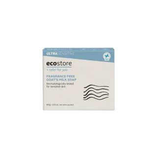 【ecostore 宜可誠】純淨香皂/嬰兒潔膚皂-純羊乳80g(敏感肌/寶寶/澳洲過敏認證/無人工香精色素)