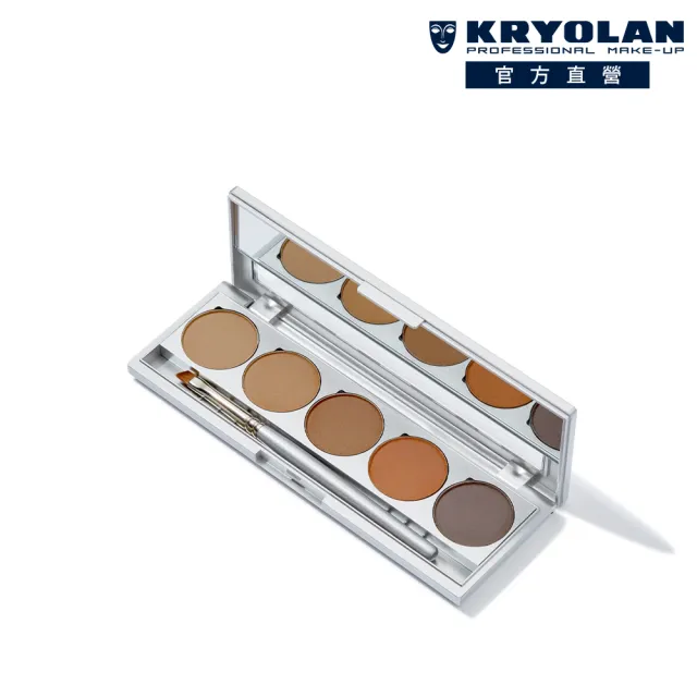 【KRYOLAN 歌劇魅影】3D立體五色眉粉 7.5g