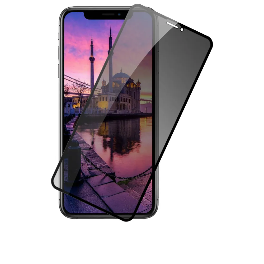 IPhone11 XR 全滿版 覆蓋鋼化膜9H黑邊防窺玻璃保護貼玻璃貼(IPHONEXR保護貼IPHONEXR保護貼)